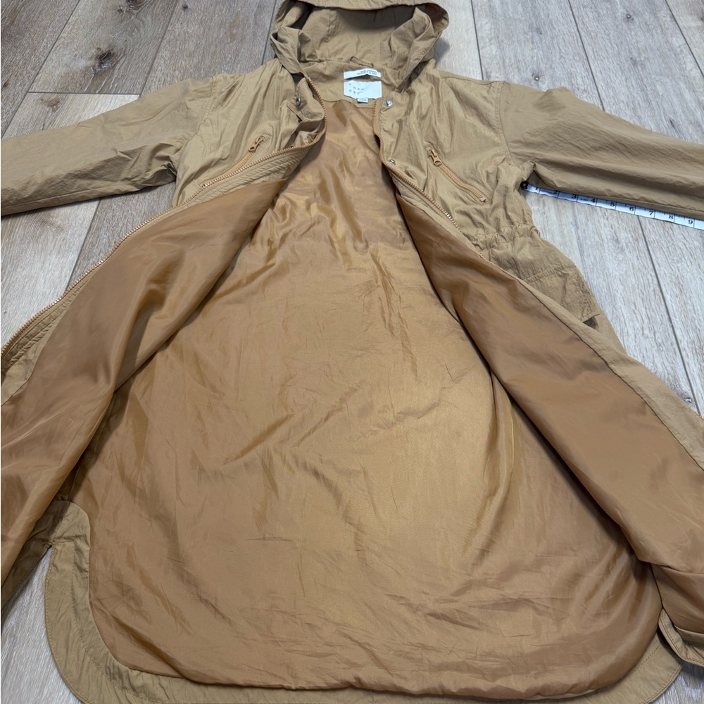 A New Day Women's Tan Hooded Water Resistant Jacket Small - Picture 10 of 12